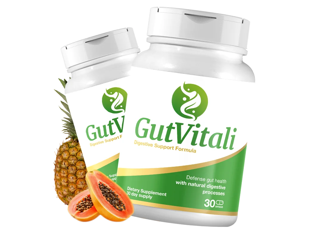 GutVitali Digestive Health Supplement Bottles